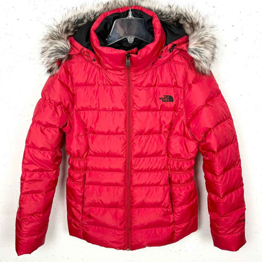 The North Face Womens Gotham Jacket II Goose Down Insulated Red Size Medium
